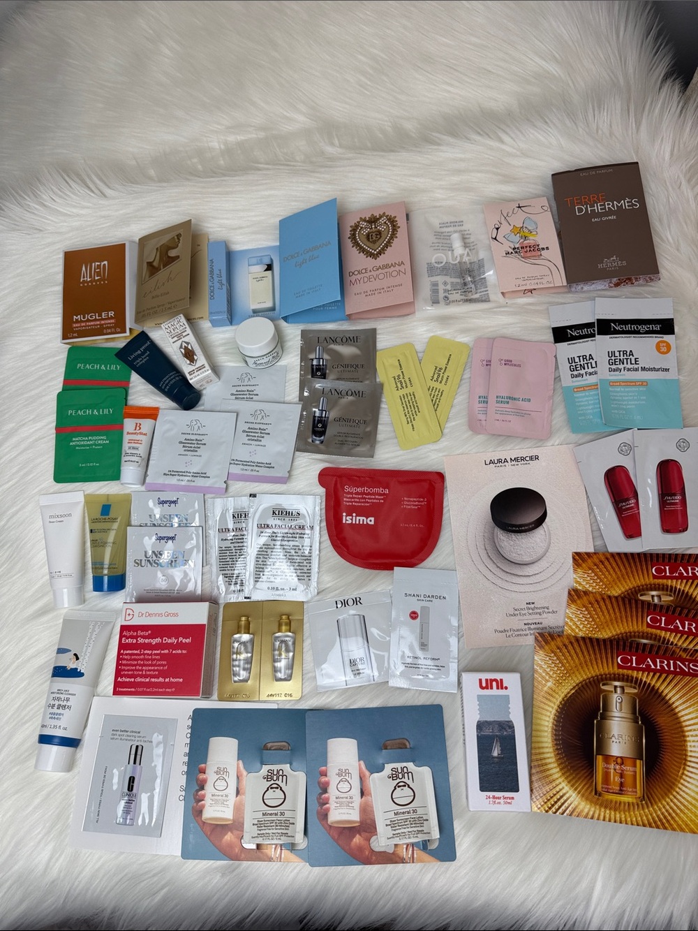 48 Pc Skincare, Beauty, Makeup, Hair, & Fragrance Travel Size & Samples Bundle